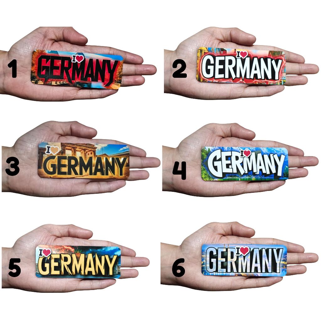 GERMANY RECTANGLE SOUVENIR RUBBER REF MAGNET | Shopee Philippines