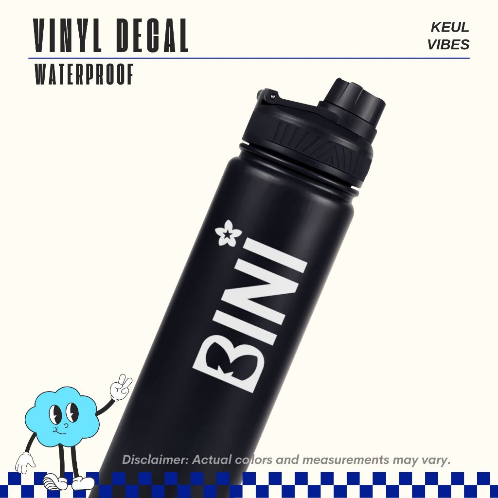 BINI WOCKEEZ meme BLOOM Logo vinyl decals PPOP laptop car tumbler motor ...