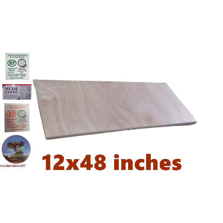 12x48 INCHES ordinary / marine plywood / plyboard replacement board for