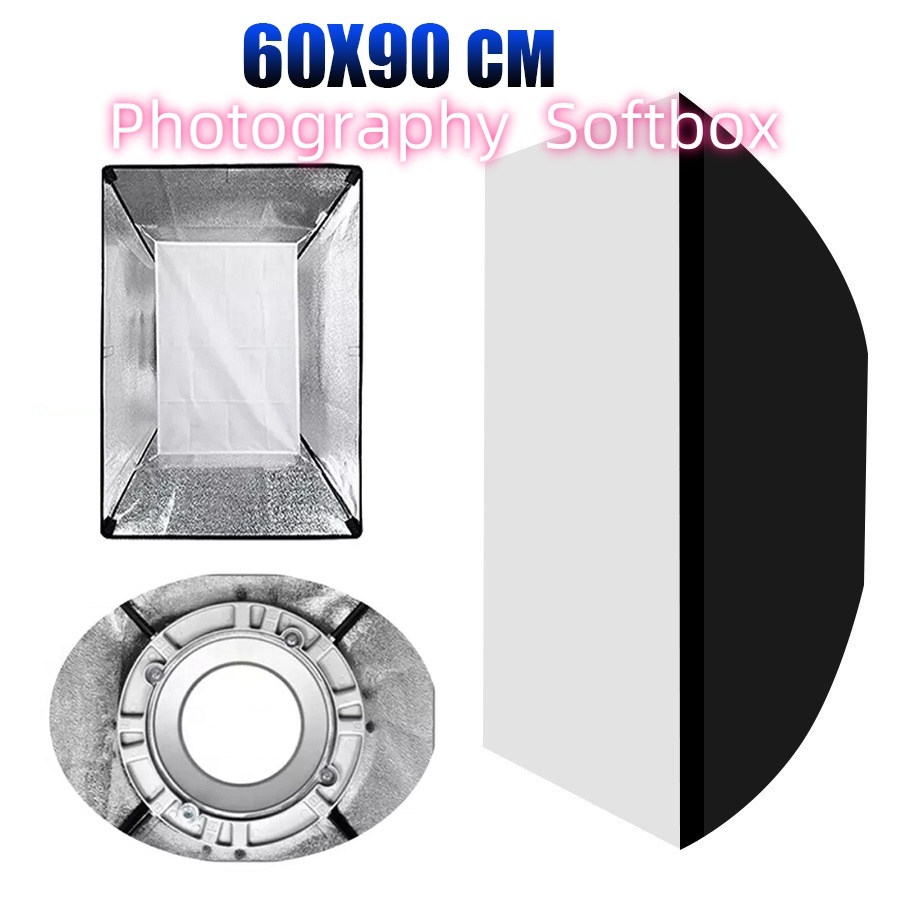 Aputure LS 60x With 65cm Lantern Softbox Light Stand Kit,60W LED