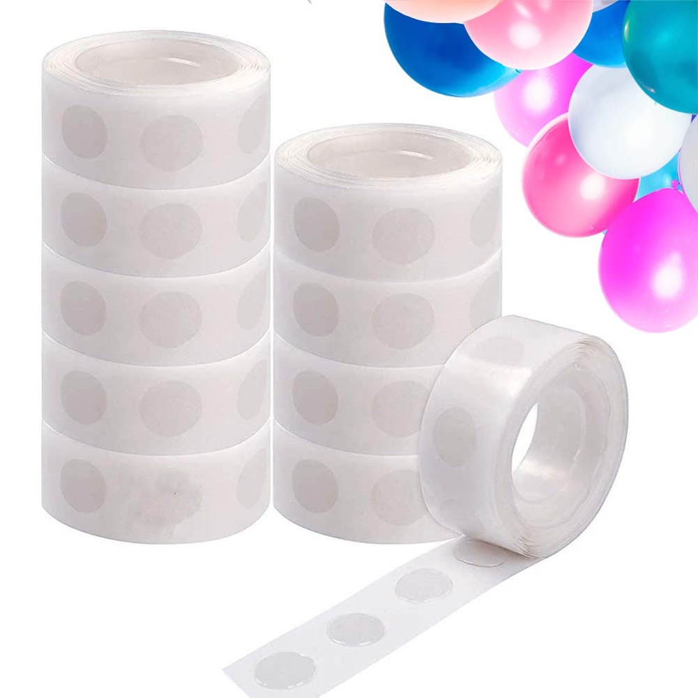 100pcs Balloons Glue Sticker For Wall and Ceiling Balloon tape glue No ...