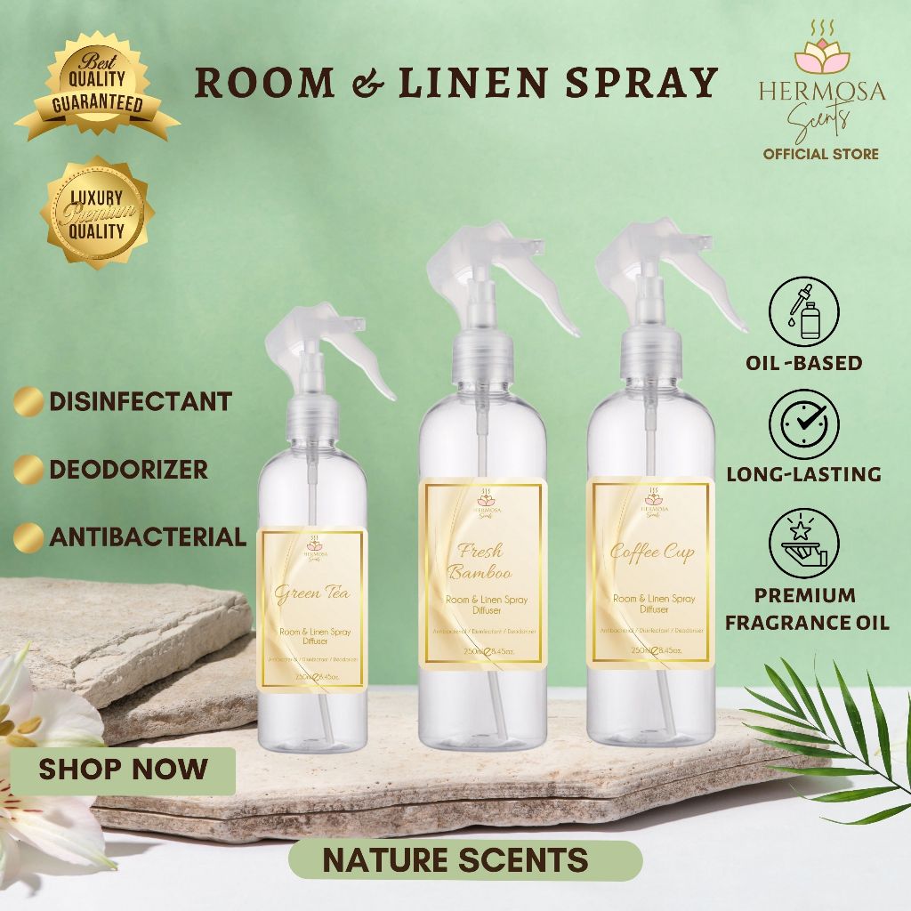 HERMOSA ROOM & LINEN SPRAY DIFFUSER HOME FRAGRANCE Nature Scents ...