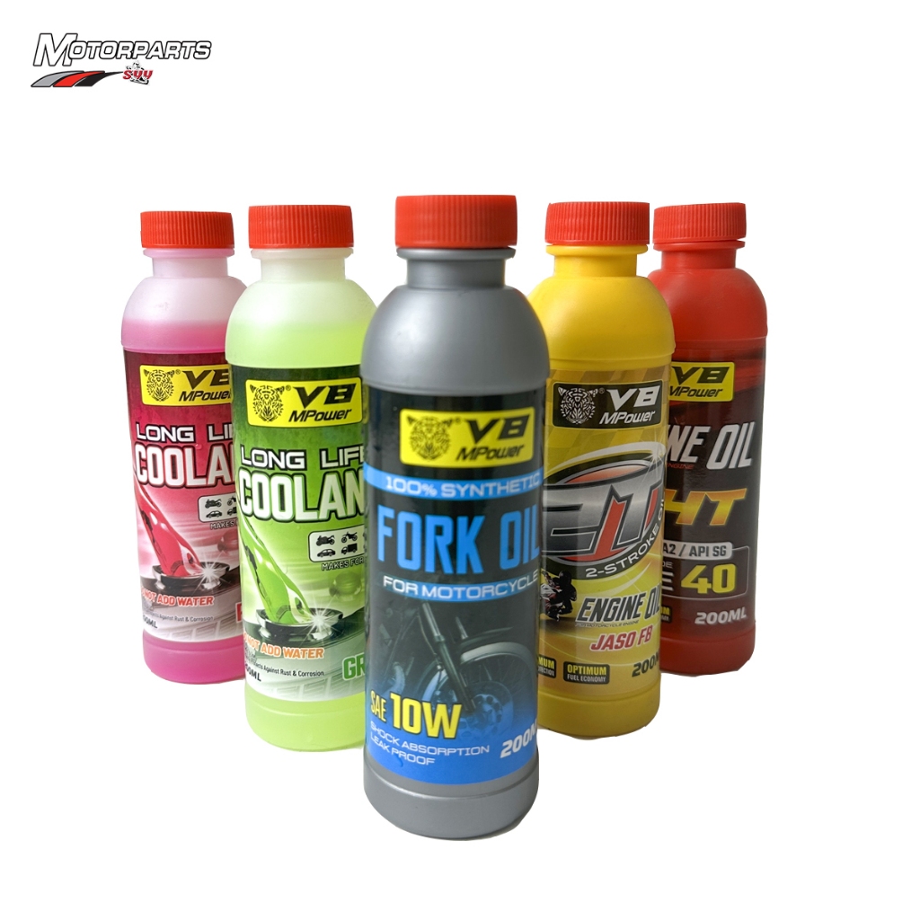 SYY V8 MPOWER FORK OIL COOLANT PINK AND GREEN ENGINE ONLINE 2T AND 4T ...