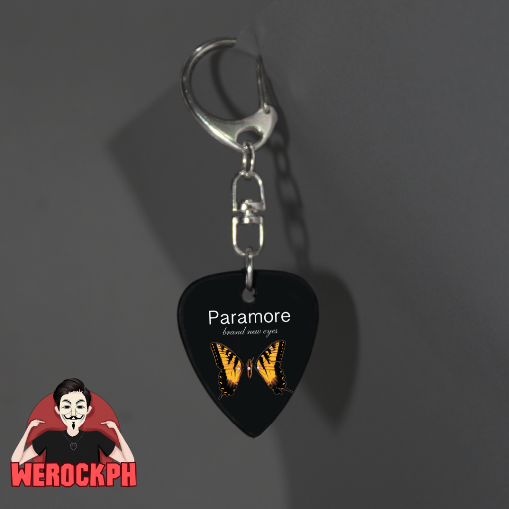 Paramore Guitar Pick Keychain - werockph | Shopee Philippines