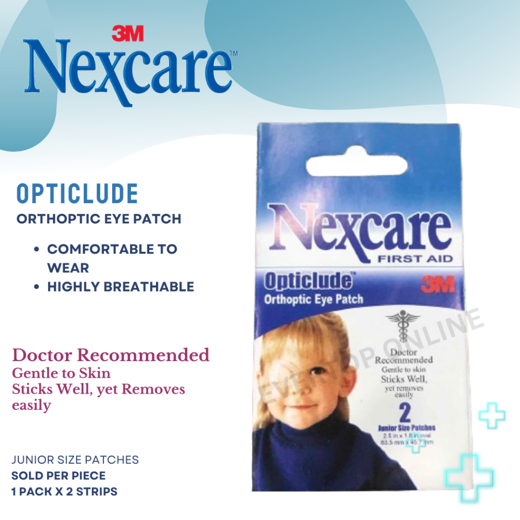 3M NEXCARE Opticlude Orthoptic Eye patch | Junior Size | SOLD PER PACK ...