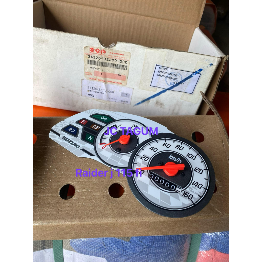 GENUINE SPEEDO METER / ODOMETER RAIDER J 115 FI 34120-32J00 | Shopee ...