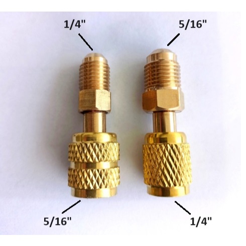 Adapter for R410a and R134a Valve, 5/16 to 1/4 inches | Shopee Philippines