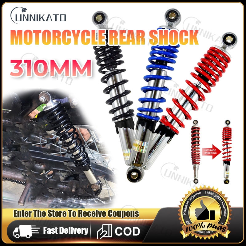 Motorcycle Rear Shock for XRM 125 XRM 100 WAVE 100 WAVE 125 310MM 2Pcs ...
