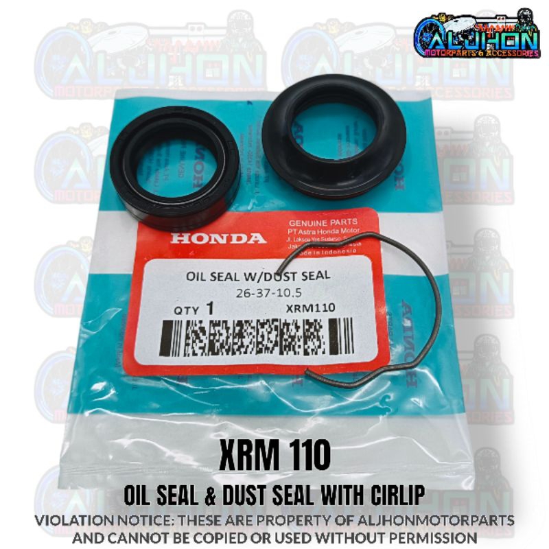 Honda CB 600 F Hornet 2007 Fork Oil Dust Seal Circlip Motul