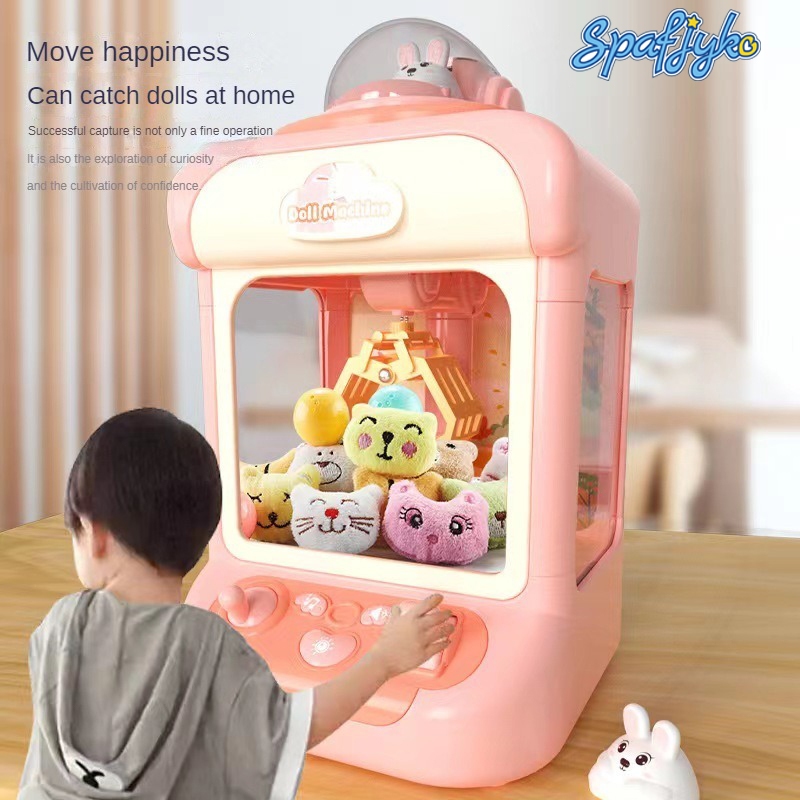 Mini Claw Machine Toys Crane Machine Clip Doll Machine Toys Arcade Game ...