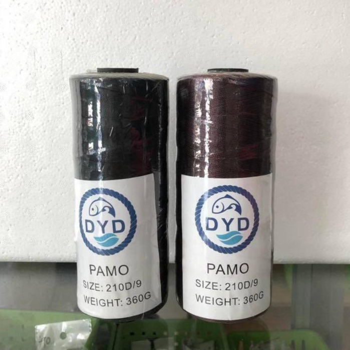 Sinulid sewing thread #9 /60g/120g/360g Black & Redbrown PAMO TWINE ...