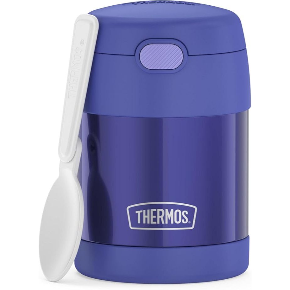 Thermos Stainless Steel Vacumm Insulated 10 Ounce Food Jar with Spoon