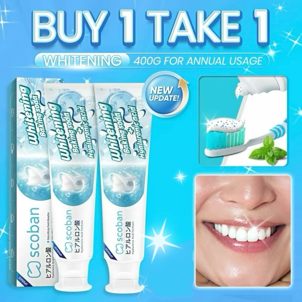 BUY 1 TAKE 1 SCOBAN Japan Hyaluronic Acid Dual Effect Whitening ...