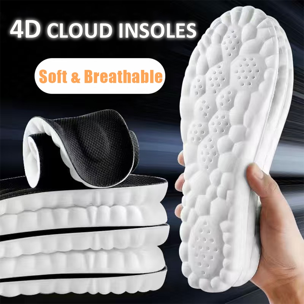 Sport Insoles Shock Absorption Shoe Insoles Running Shoes Pad Arch ...