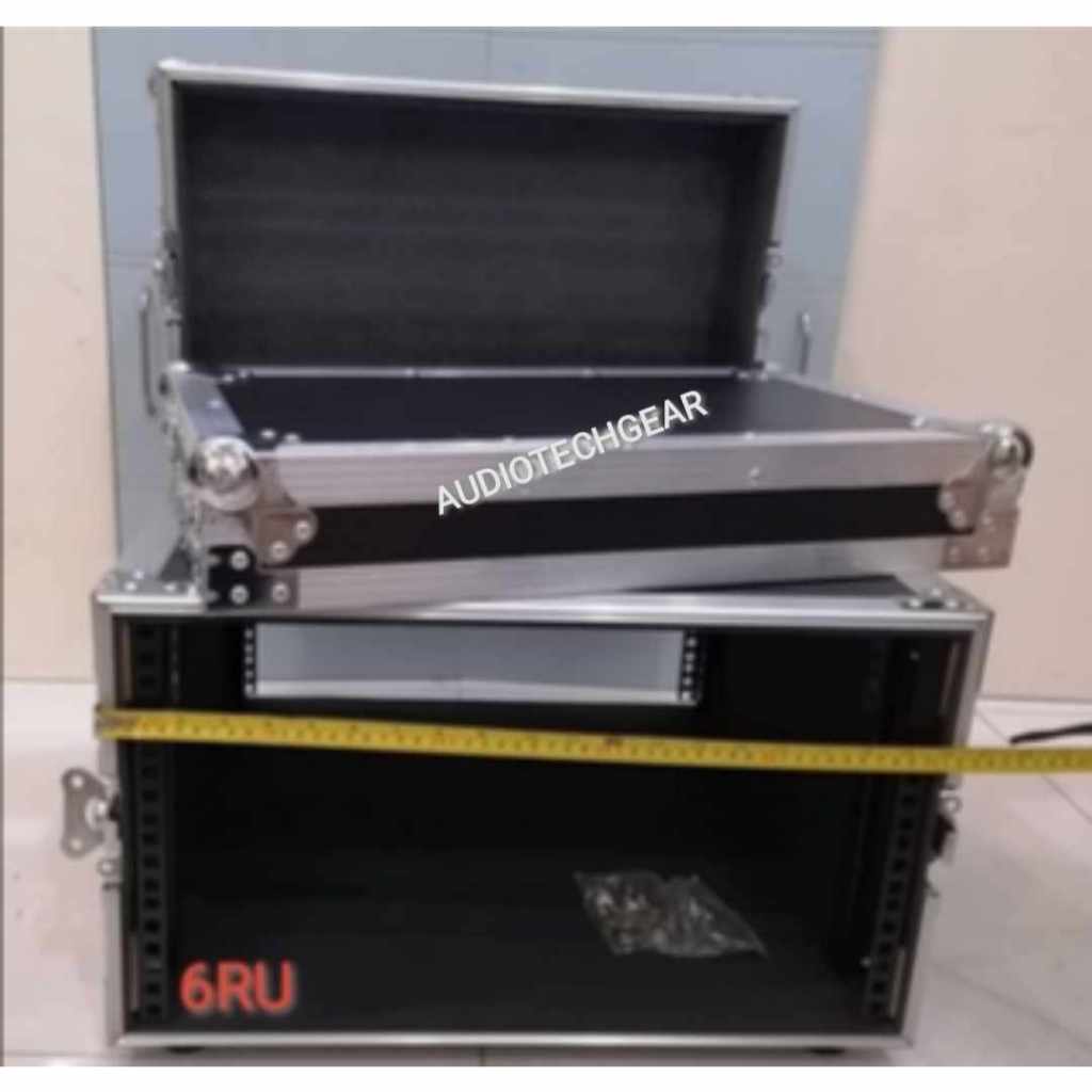 6RU Power Amplifier Audio Processor PROCASE 6U Flight Case Rack ...