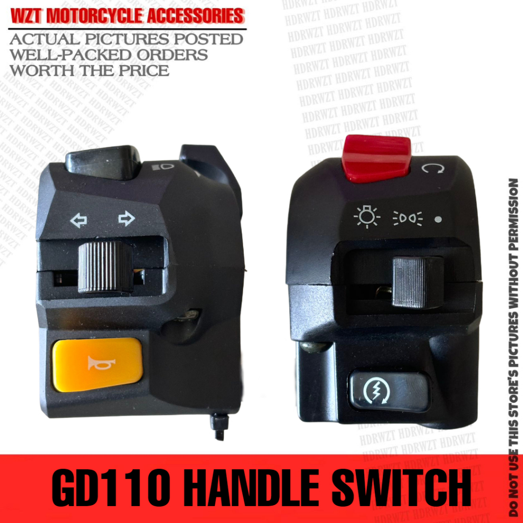 WZT LEFT & RIGHT HANDLE SWITCH FOR SUZUKI GD110 / GD 110 MOTORCYCLE ...