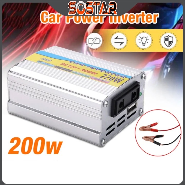 Power Inverter DC 12V to AC 220V Fully automatic solar current ...