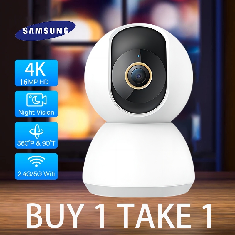 BUY 1 TAKE 1 V380 PRO Samsung CCTV Camera No WIFI Needed 360°Panoramic ...