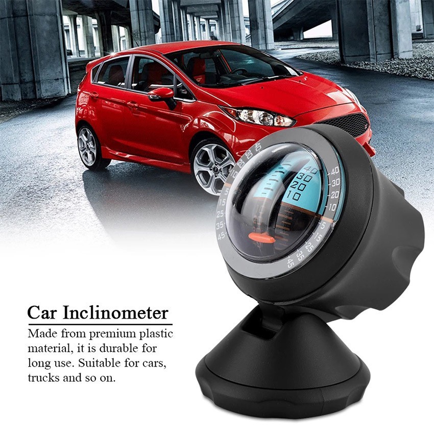 Inclinometer Angle Auto Slope Meter Level Built-in LED Car Vehicle ...