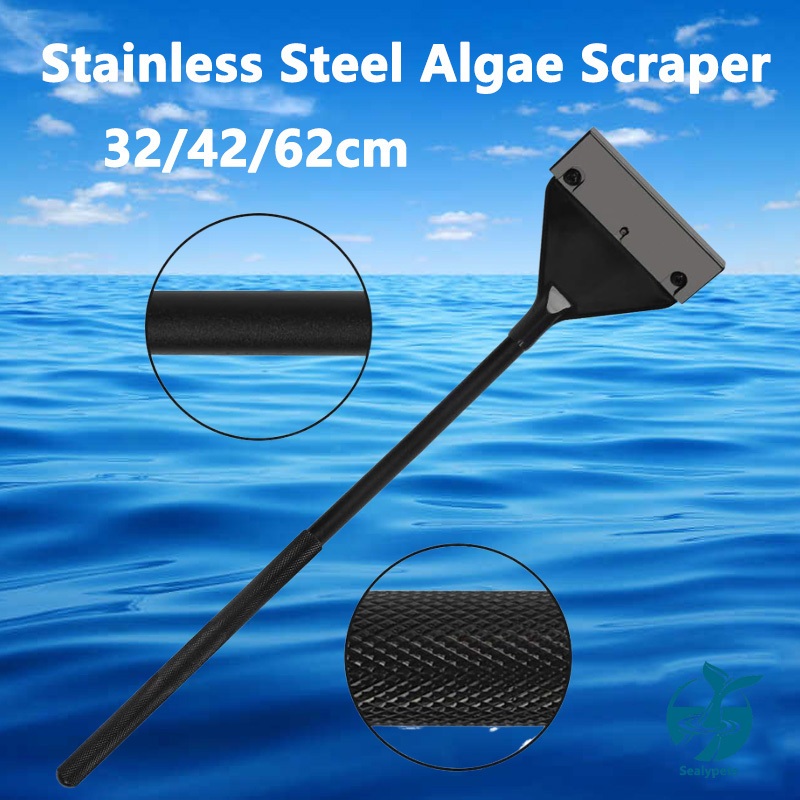 Aquarium Scrapper Blade Stainless Steel Algae Scraper All-round ...