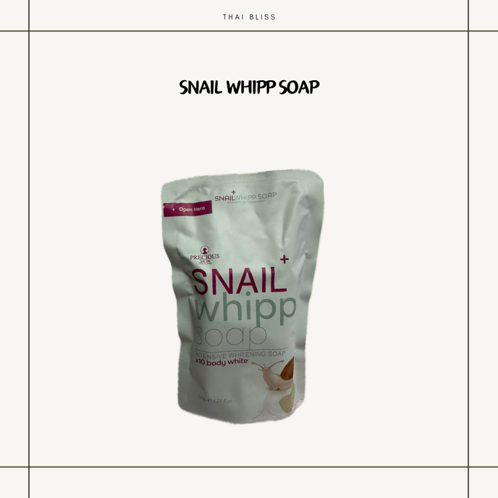 Snail Whipp Soap by Precious Skin Thailand | Shopee Philippines
