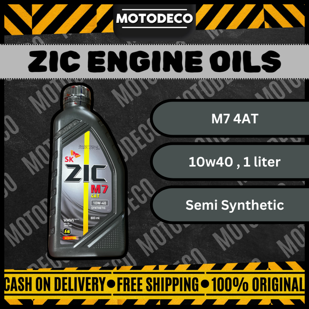 SK ZIC ENGINE OIL - M7 FOR SCOOTERS | Shopee Philippines