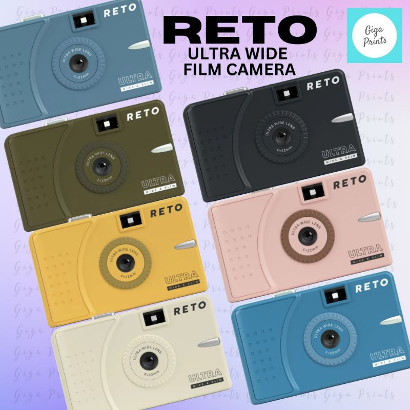 Reto Ultra Wide And Slim 35mm Film Camera Reusable Reloadable Non ...