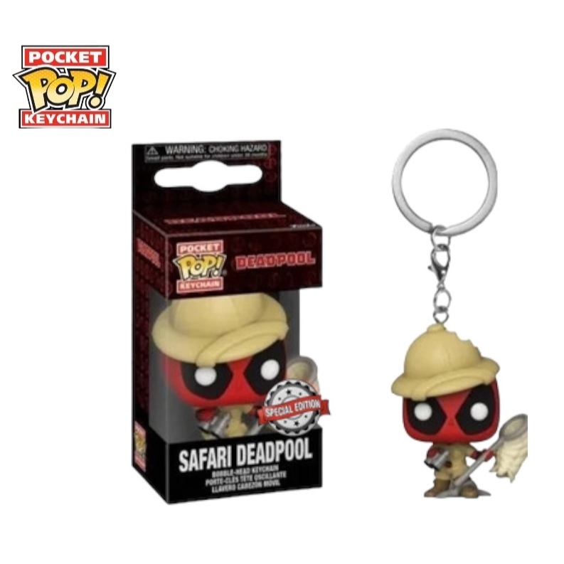 SAFARI DEADPOOL Pocket Pop Keychain | Shopee Philippines