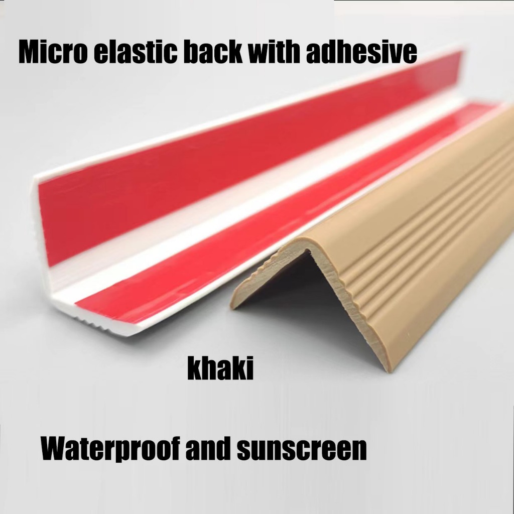 1M Anti Slip Strip For Stair Ladders Safe Stair Nosing PVC 3.2 FT x 2 ...