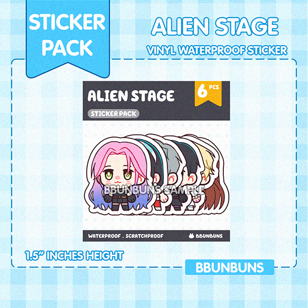 Alien Stage - Sticker Pack | Shopee Philippines