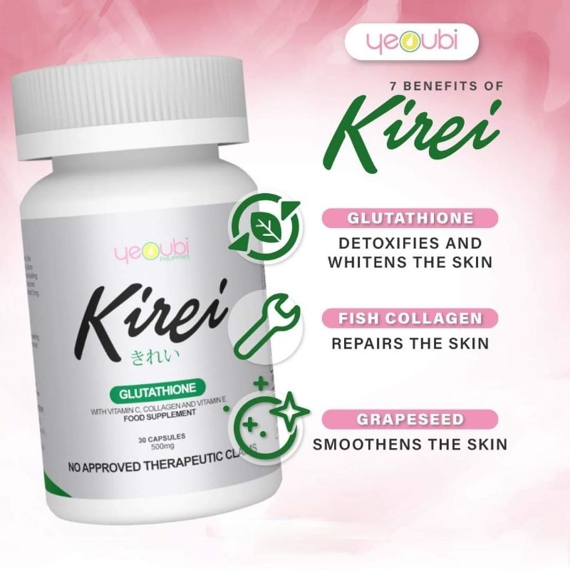 kirei glutathione price philippines Original with Vitanin E and C (30 capsules) BioActive+ Liquid Gluta | Strawberry