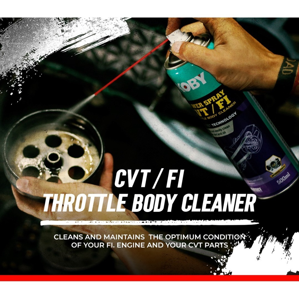Koby CVT Cleaner / FI Throttle Body Power Spray 600ml | Shopee Philippines