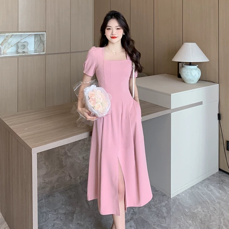 flowy korean dress Korean Flowy Printed Dresses French Elegant Floral Midi Dress Chiffon Long  Sleeve Evening Party