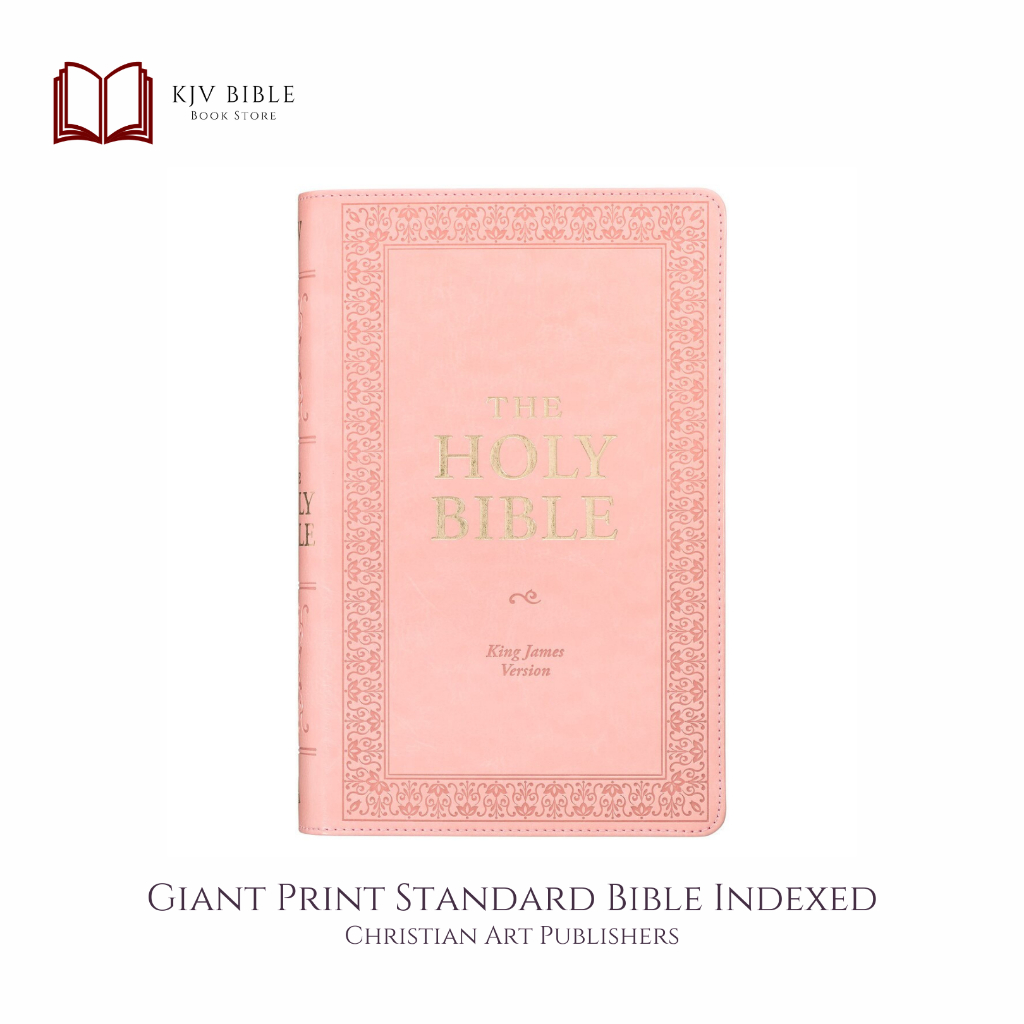 KJV166 | King James Version Giant Print Standard Indexed Sunrise Pink ...