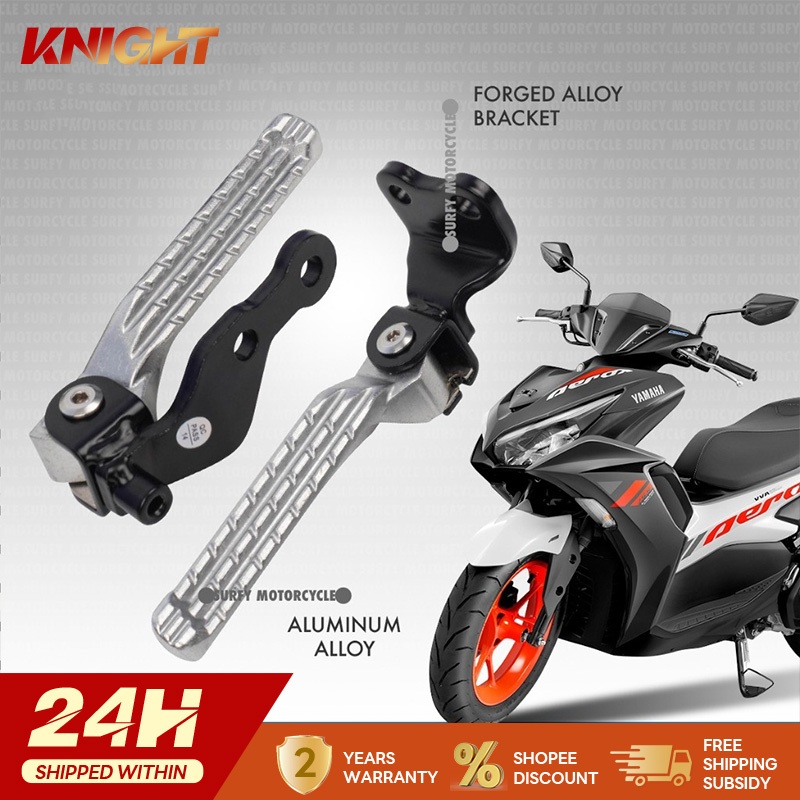 Yamaha Aerox v1/ v2 rear footrest (SET) left and right | Shopee Philippines
