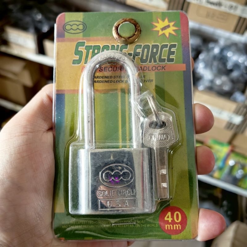 STRONG-FORCE Top Security Padlock 30mm
