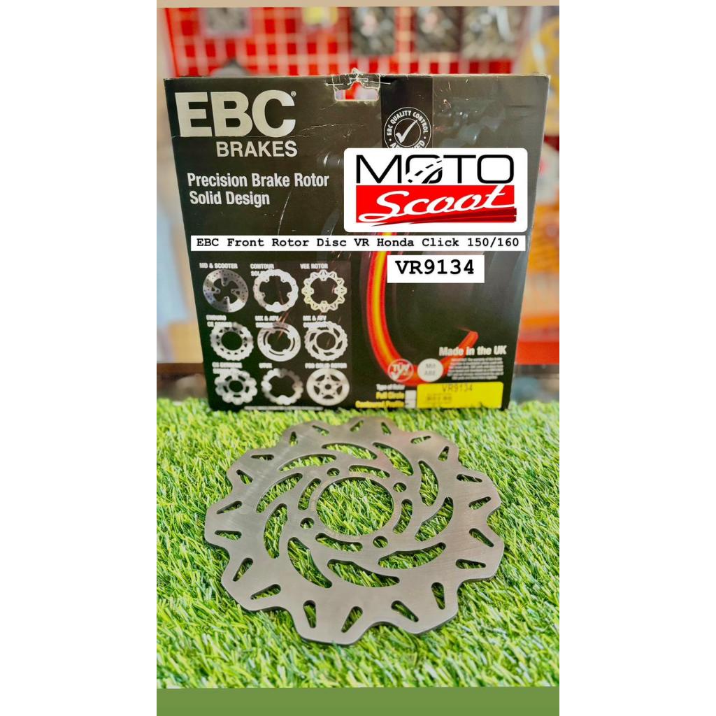 EBC Front Rotor Disc VR Honda Click 150 / 160, 4 holes, 220mm (VR9134 ...