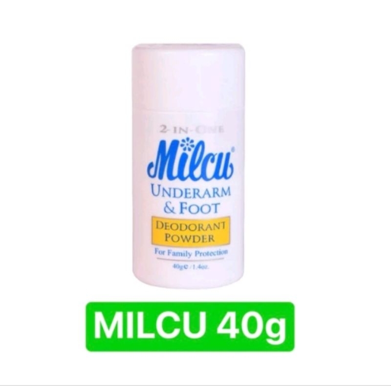 Milcu UnderArm & Foot Deodorant Powder 80G | Shopee Philippines