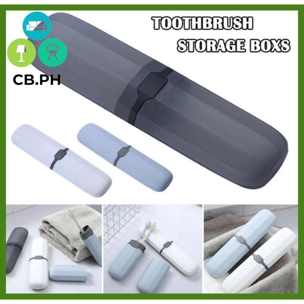 Travel Portable Toothbrush Toothpaste Holder Storage Box Case Pencil ...