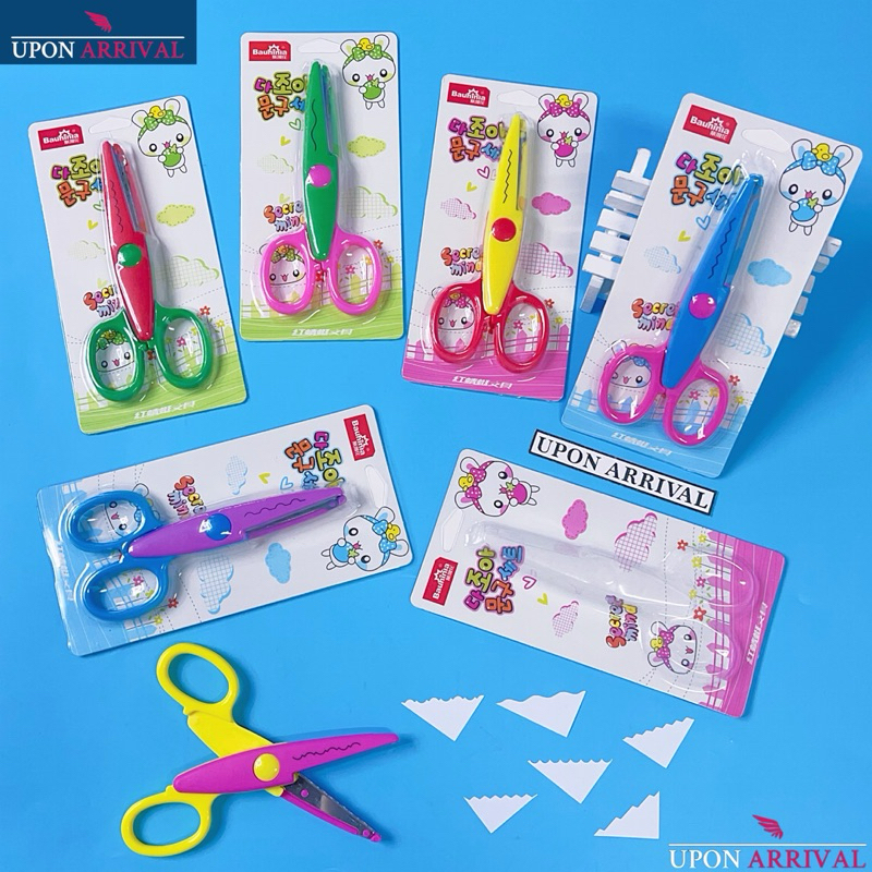 DIY Safety Lace Scissors Colorful Decorative Paper Edge Craft ...