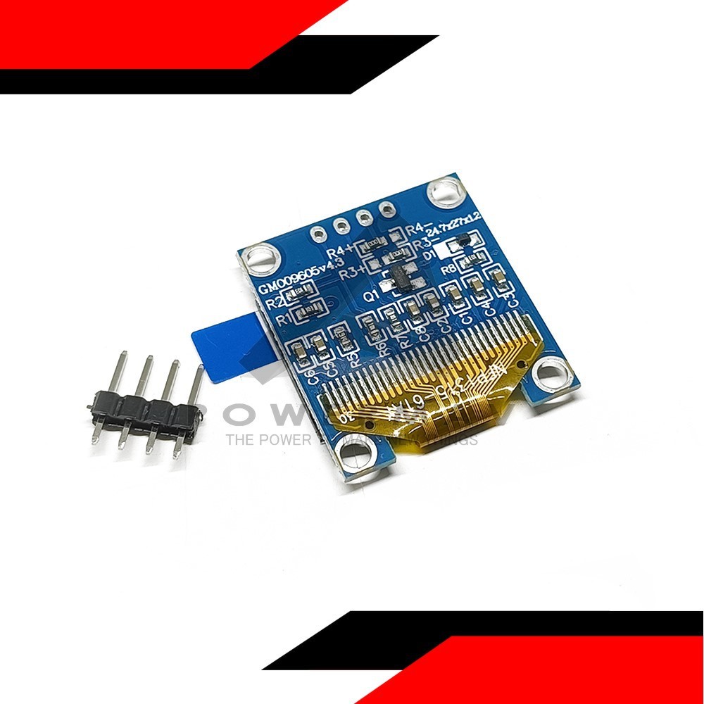 0.96 inch OLED DISPLAY 128X64 WHITE i2c 4 pin sda 128 x 64 3.3~ 5V DC ...