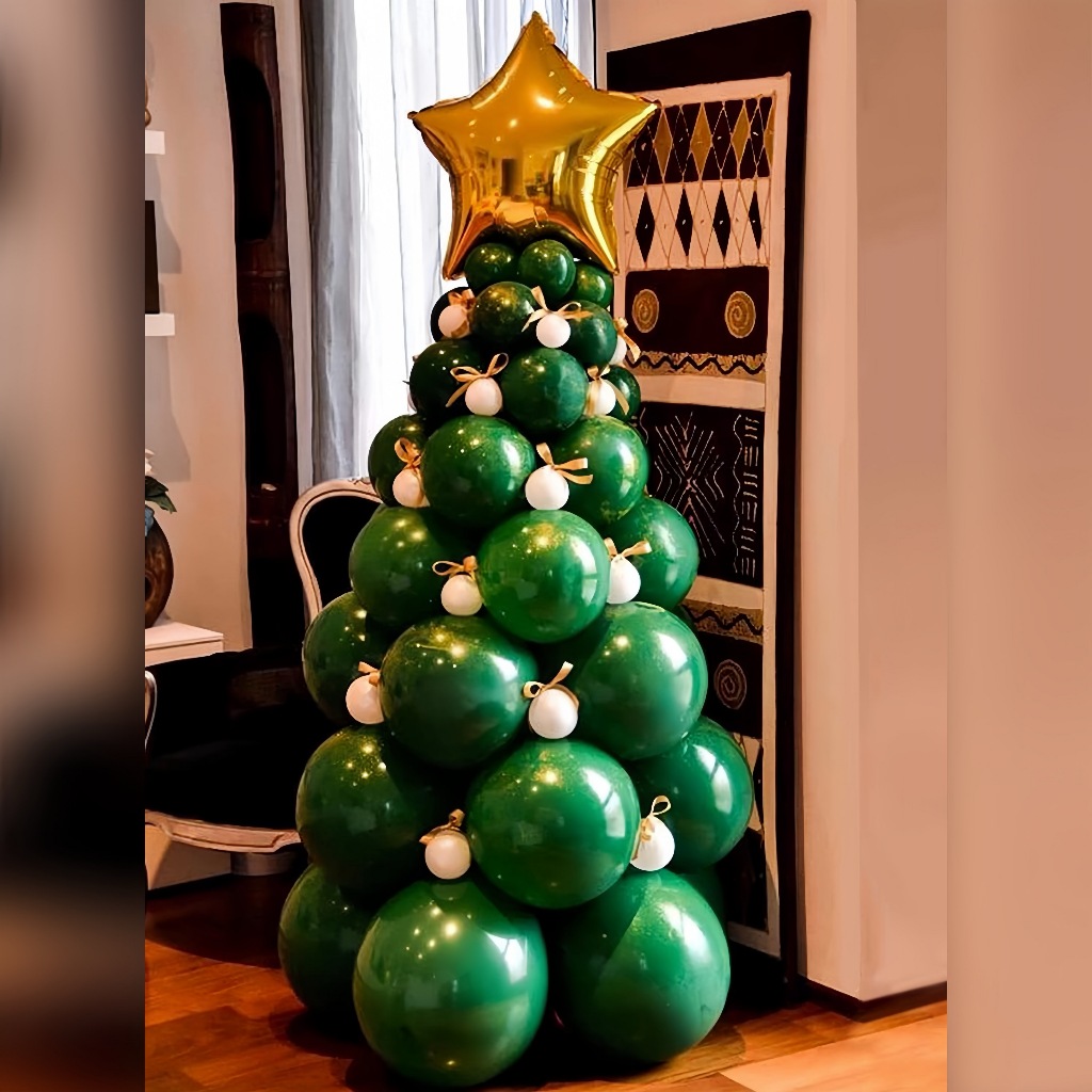 2025 Christmas tree balloon set 93pcs material pack DIY party ...