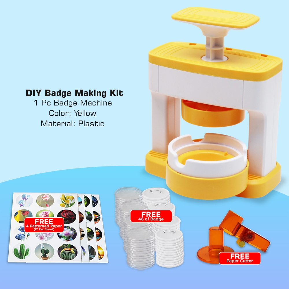 DIY Badge Making Machine for Kids 2 inch | Shopee Philippines