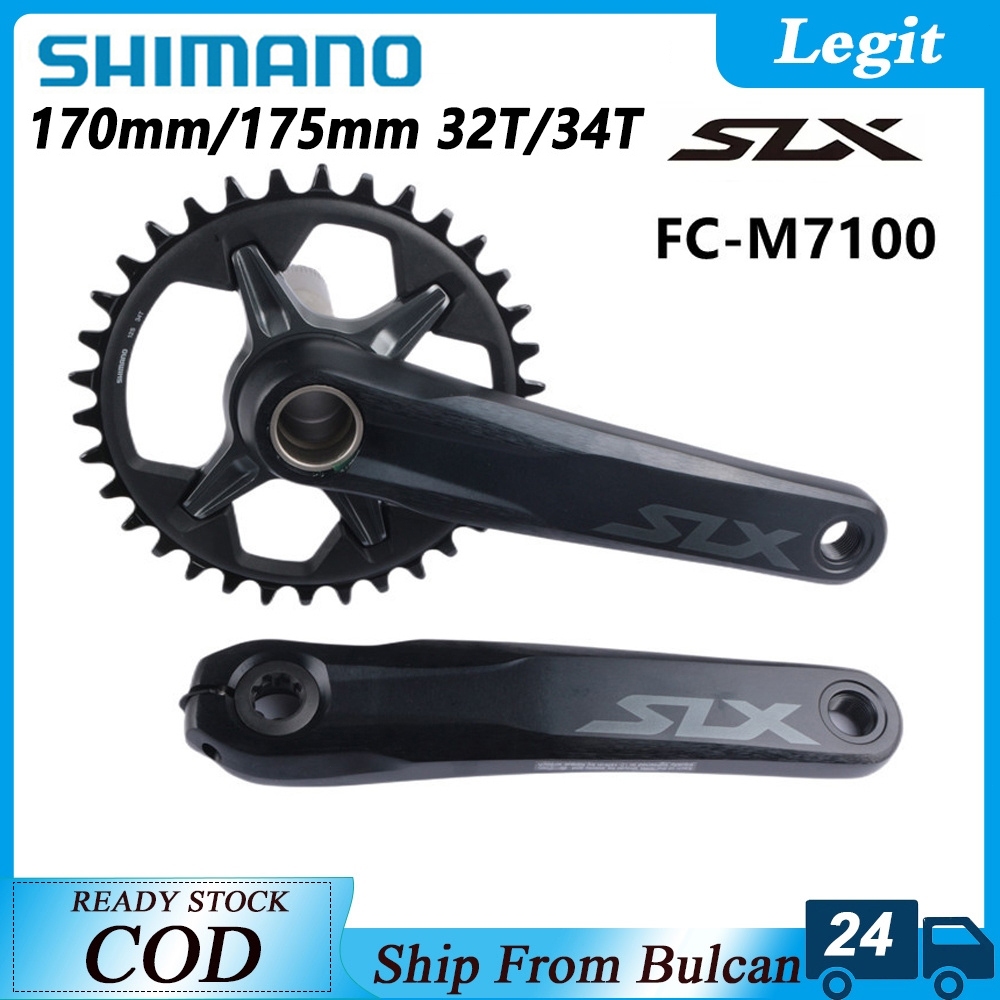 Shimano DEORE SLX M7100 Crankset 12S Mountain Bike 170mm 175mm 32T 34T ...