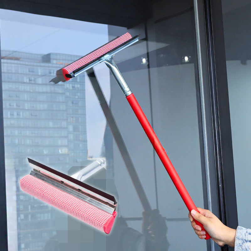 Glass Wiper With Wood Handle Red 20 X 60cm,25 X 60cm,30 X 60Cm | Shopee ...