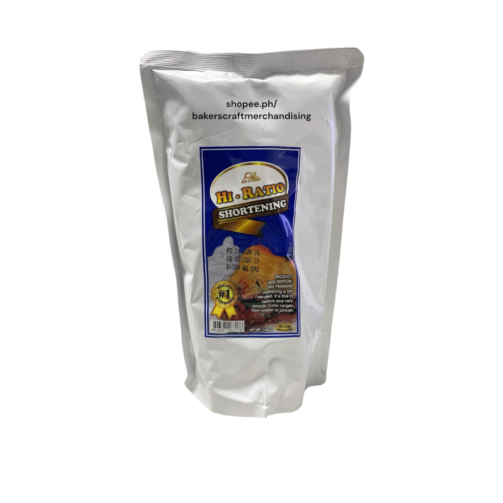 La Crema HI RATIO Shortening 1 Kg NET Shopee Philippines