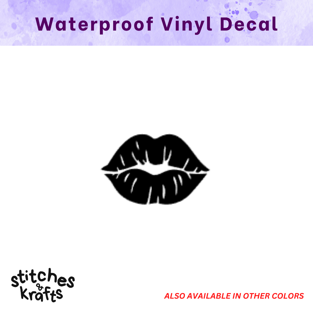 Lips Kiss logo Sticker Waterproof | Shopee Philippines
