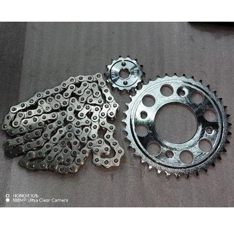 SPROCKET CHAIN SET 36T/14T HONDA WAVE 125/XRM 125 36T/14T TTGR | Shopee ...