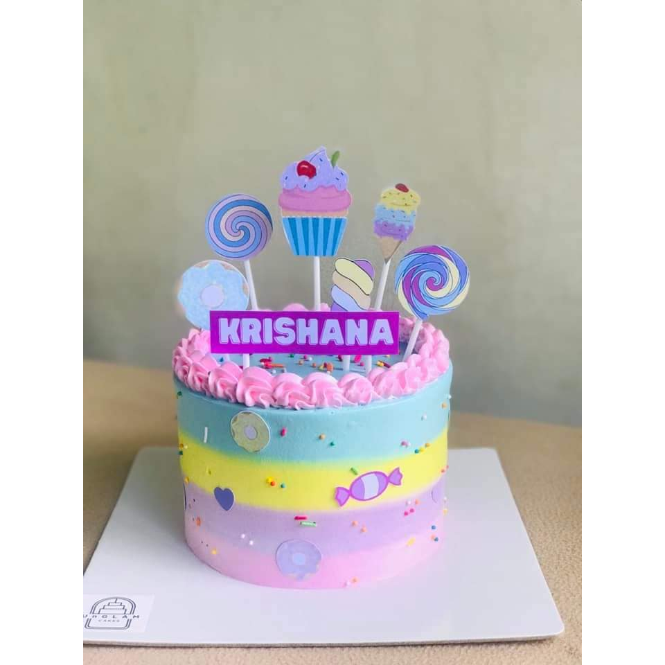 Customized Printed Cake and Cupcake Toppers | Shopee Philippines
