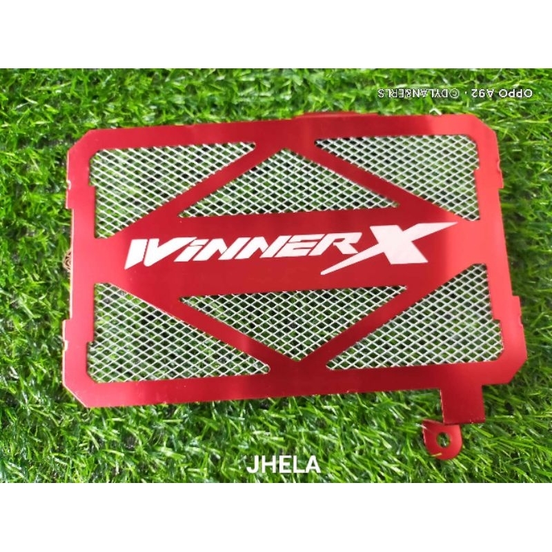 RADIATOR COVER FOR WINNER X BLACK/RED/SILVER | Shopee Philippines